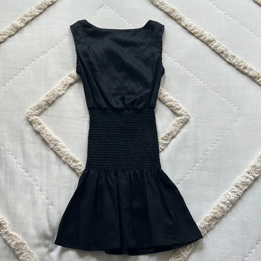 SIR open back mini dress